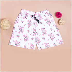 Classic Cotton Printed Shorts for Women