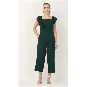 BONNIN Womens Knee Length Jumpsuit Maxi Sleeveless Crepe A-Line Dress