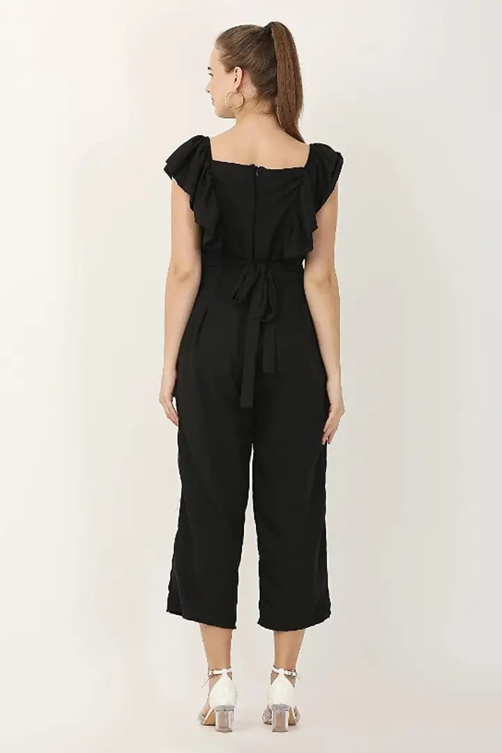 1678371864059_2-originnm80prcnt BONNIN Womens Knee Length Jumpsuit Maxi Sleeveless Crepe A-Line Dress