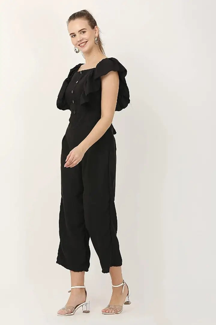 1678371864278_4-originnm80prcnt BONNIN Womens Knee Length Jumpsuit Maxi Sleeveless Crepe A-Line Dress