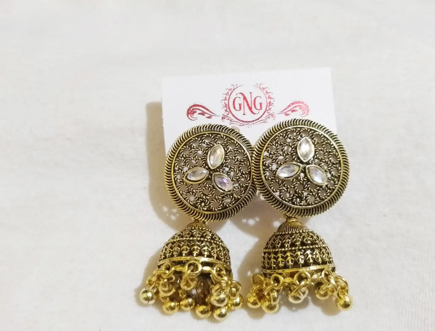 1691319985812_2nd-originnm80prcnt Beautiful Fancy Party Wear Jhumka Earrings For Girls Women