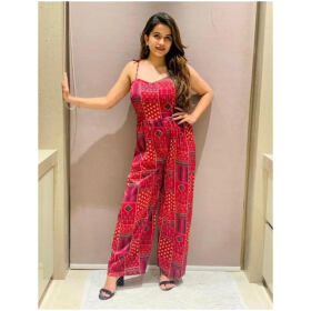 Classic Polycotton Printed Jumpsuits for Women