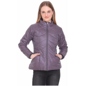 Fabulous Purple Nylon Solid Ethnic Jackets For Women