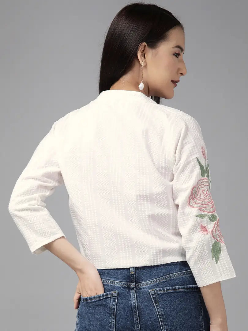 229e59e4-73e8-4cff-af44-919521f0811f_17769822-originnm80prcnt Aarika Womens White Color Embroidered Ethnic Jakcet