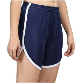 CONFIRTINO Women Cycling Shorts (CFTFSHMDSNVB_Navy Blue_Free Size from 26 to 34 Waistline)