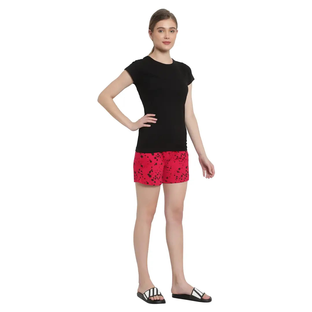 8d4e4a93-ab82-4e31-8c8b-8bee36b1a84a_5048081-originnm80prcnt DIAZ Women Shorts with Pockets Elastic Waistband Regular Stylish Night Wear Cotton Super Soft Comfortable (S to 2XL Size)