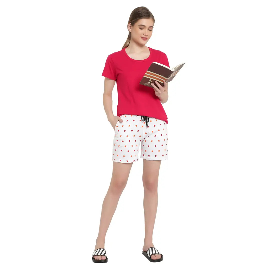 9c6f1373-8152-4ba4-9232-1469ab390c37_5048081-originnm80prcnt DIAZ Women Shorts with Pockets Elastic Waistband Regular Stylish Night Wear Cotton Super Soft Comfortable (S to 2XL Size)