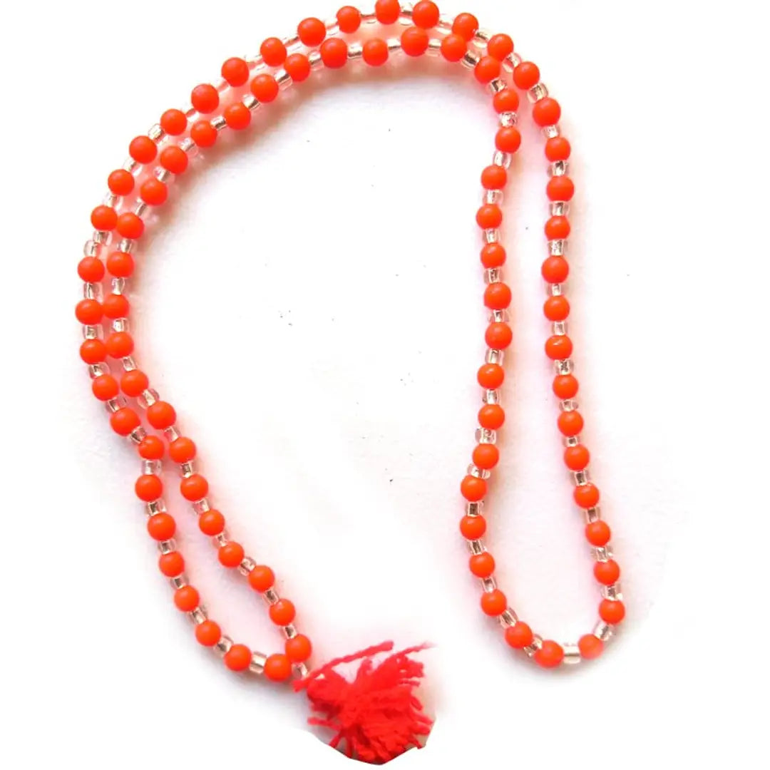 a92f9511-f2b2-4083-8c1a-9f1770aa5d96_18907446-originnm80prcnt Ayyappan Traders Orange Bead with Crystal Mala || Oragne Bead with Crystal Necklace