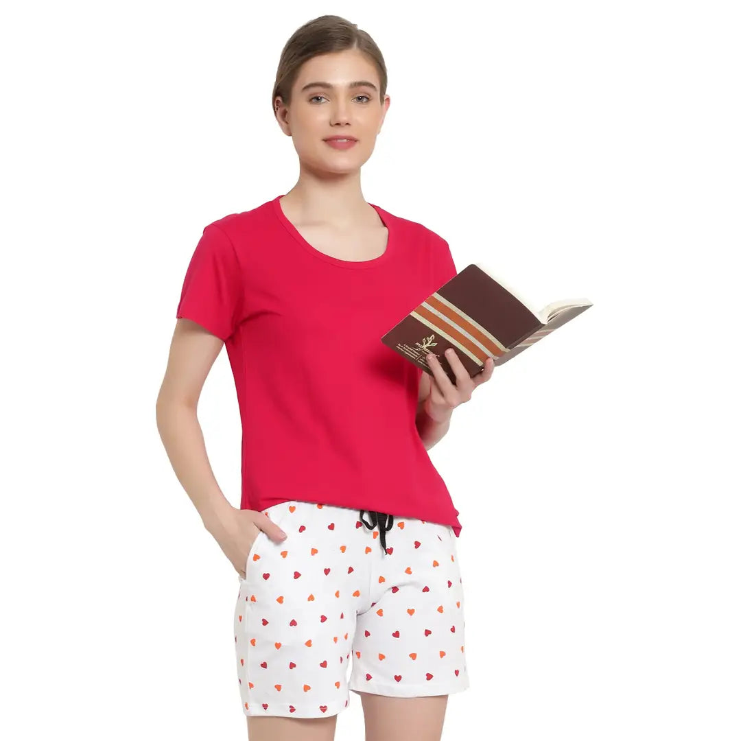c1f7a41f-b363-4030-96c8-57237c365b8d_5048081-originnm80prcnt DIAZ Women Shorts with Pockets Elastic Waistband Regular Stylish Night Wear Cotton Super Soft Comfortable (S to 2XL Size)