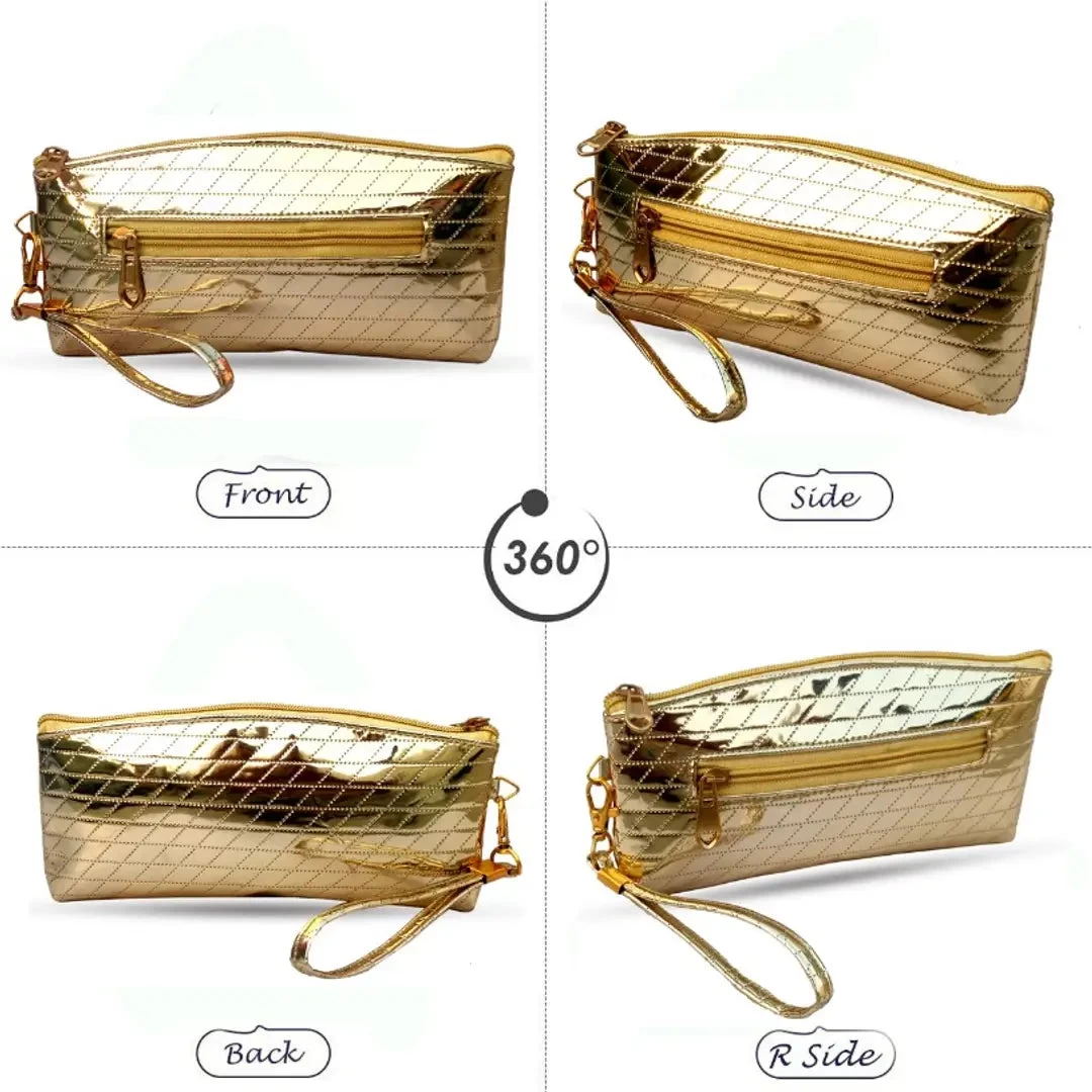 1660230472825_cluche_9-originnm80prcnt Anice Clutch Purses for Women | Girl | Womens PU Leather Clutch Girls Zipper Coin Purse